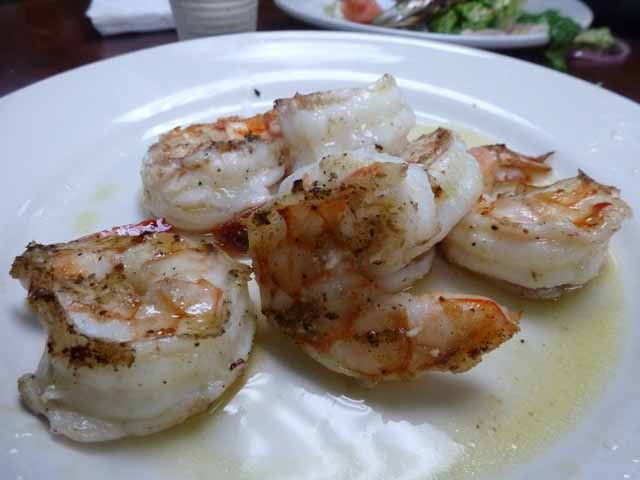 grilled shrimp at Astoria Seafood