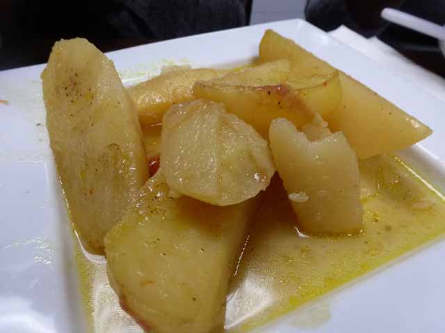 lemony potatoes at Astoria Seafood